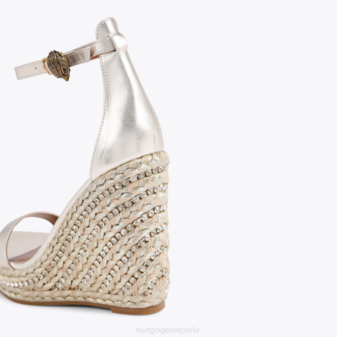 Kurt Geiger mujer cuña de Shoreditch de Londres 2LPR438 | calzados oro